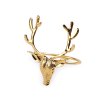 Kovový kroužek na ubrousek vánoční jelen (Balení 1 ks, Varianta 2 zlatá)