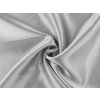 Satén krešovaný metráž (Balení 1 m, Varianta 1 (42) bílá mléčná)
