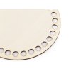 Dno na pletení / výrobu košíků Ø12 cm (Balení 1 ks, Varianta přírodní sv.)