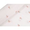 Mušelín / gázovina tulipány (Balení 1 m, Varianta Off White)
