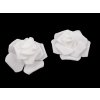 Dekorace pěnová růže Ø7-8 cm (Balení 10 ks, Varianta 1 bílá)