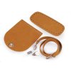 Sada na výrobu kabelky z broušené eko kůže (Balení 1 sada, Varianta 1 hořčicová zlatá)