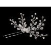 Vlásenka větvička s broušenými korálky (Balení 1 ks, Varianta crystal)