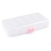 Plastový box / zásobník 9x19x3,5 cm na korálky (Balení 1 ks, Varianta transparent)