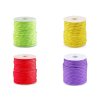 Padáková šňůra Ø4 mm s reflexní nití (Balení 25 m, Varianta 1 zelená neon)