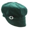Dámská sametová kšiltovka (Velikost uni, Barva zelená)