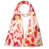 Dámská květovaná šála (Barva růžová)