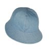 Dámský oboustranný džínový klobouk (Velikost uni, Barva světle modrá)