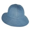 Dámský oboustranný džínový klobouk (Velikost uni, Barva světle modrá)