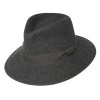Pánský plstěný šedý klobouk (Velikost 57, Barva šedá)
