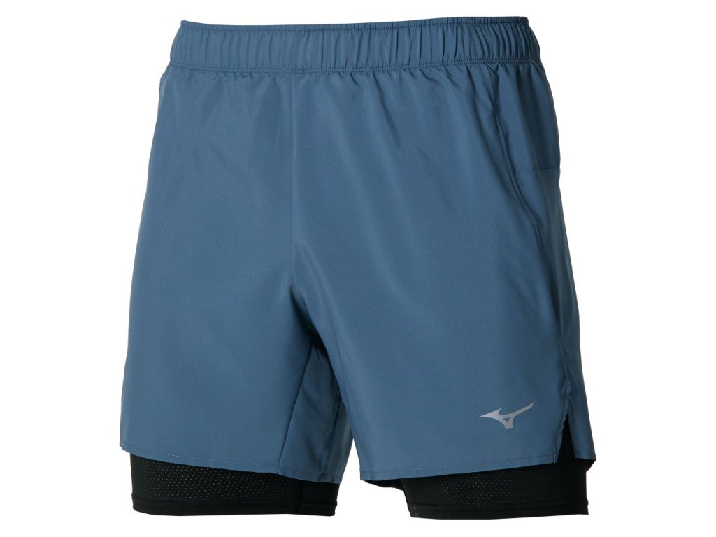 Pánské Šortky Mizuno Core 5.5 2in1 Short China Blue