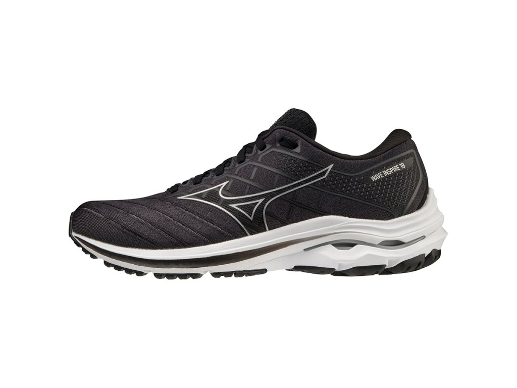 Boty Mizuno WAVE INSPIRE 18 Black Silver Ebony