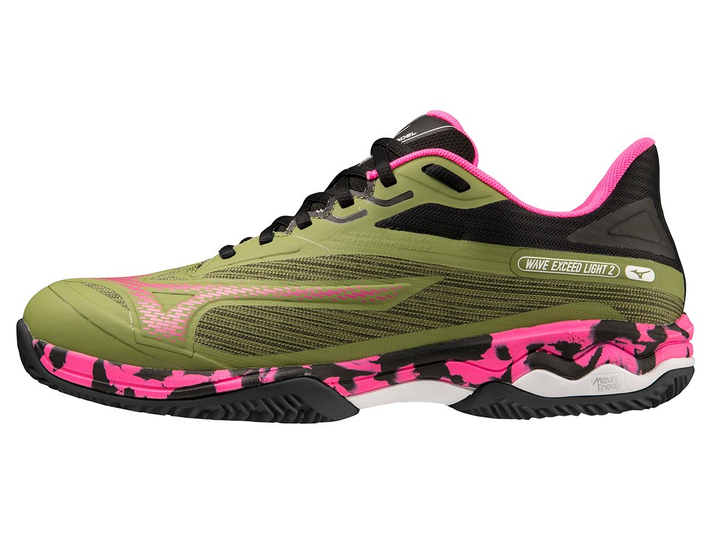 Boty Mizuno WAVE EXCEED LIGHT 2 PADEL Calliste Green Pink Glo Black