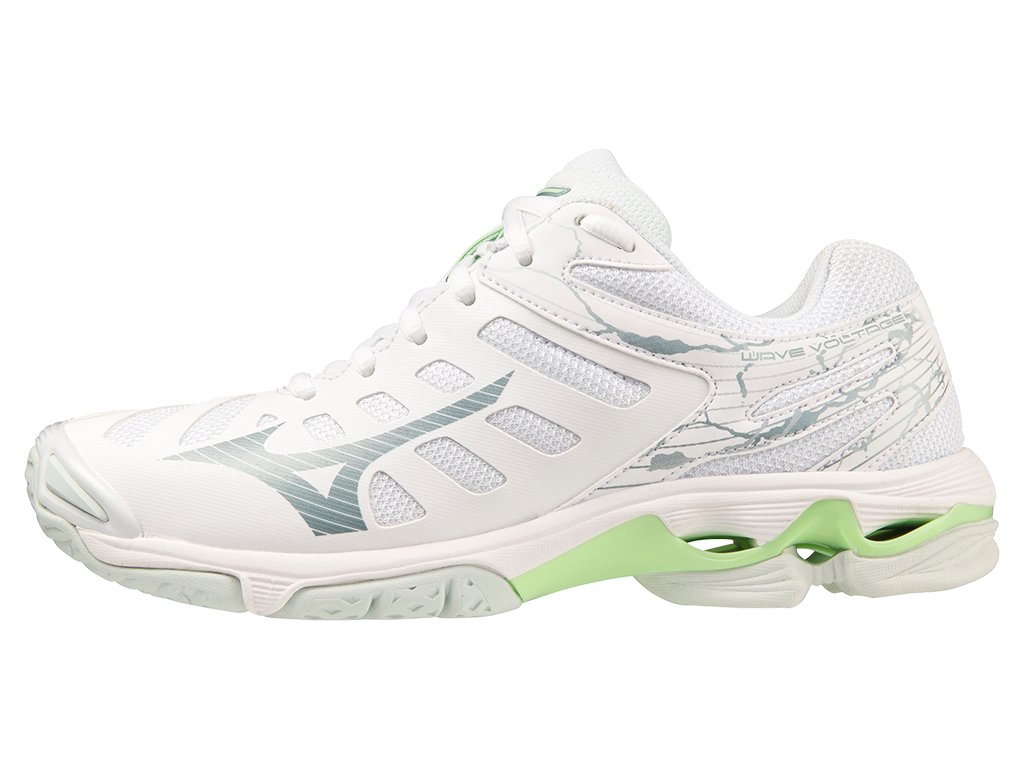 Boty Mizuno WAVE VOLTAGE White Glacial Ridge Patina Green