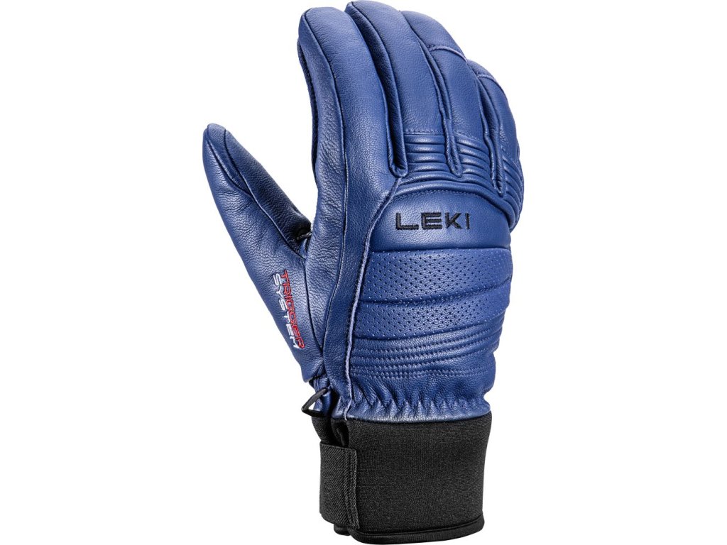 Rukavice Leki Copper 3D Pro vintage blue-black