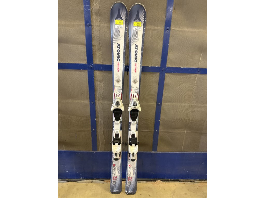 sjezdové lyže set bazar - atomic vantage wmn x72  lit 10