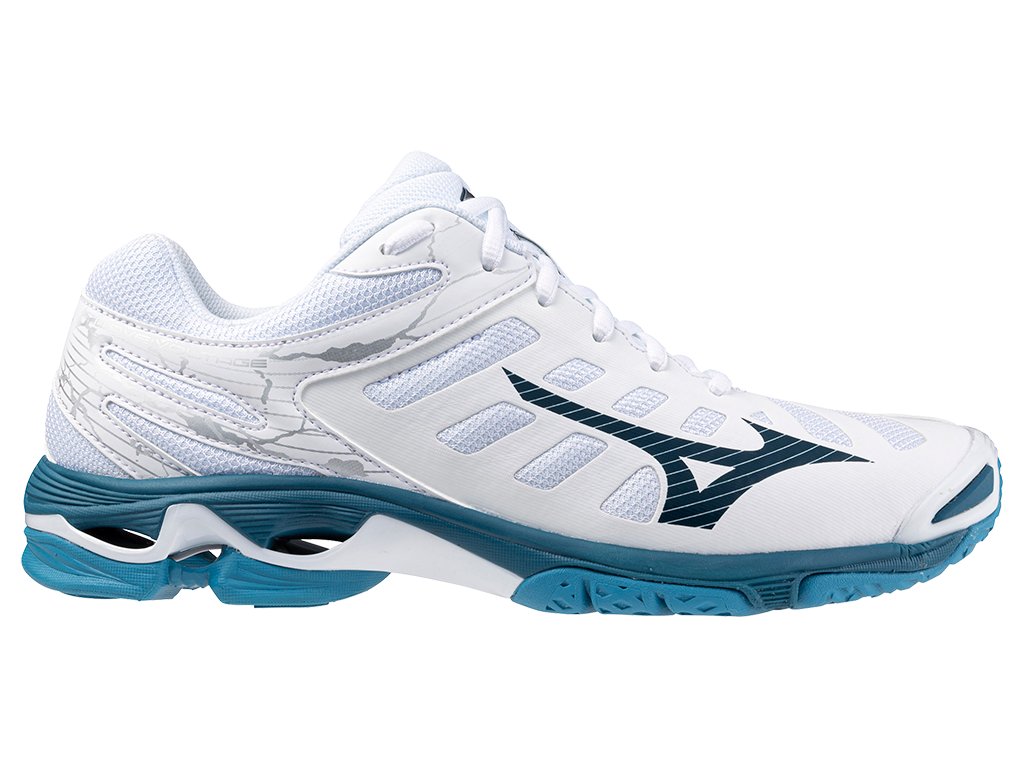 Boty Mizuno WAVE VOLTAGE White / Sailor Blue / Silver