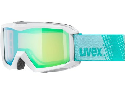 Uvex brýle flizz FM white/dl/mirror green S2 5538301030 - 2020