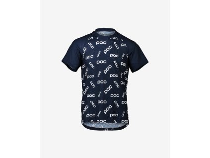 POC MTB Pure Tee - Polka POC Turmaline Navy