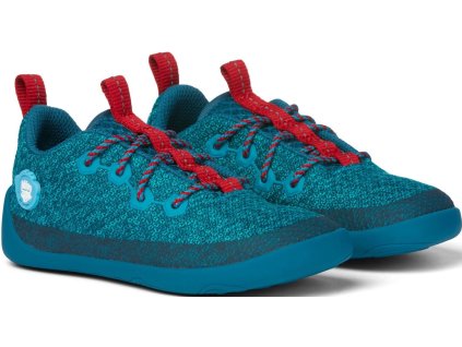 Dětské boty Affenzahn Lowcut Knit Shark -Blue