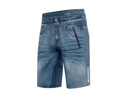 Crazy Short Super Man - Print Light Jeans