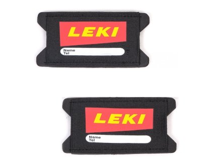 Pásky na běžky Leki Skiclip Nordic červené - 368520006