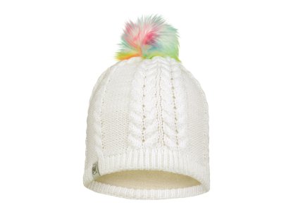 Pletená Čepice Buff - Nina White - Dětské