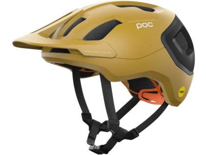 Cyklistická helma POC Axion Race MIPS - Cerussite Kashima/Uranium Black Metallic/Matt - 2022