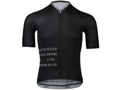 POC M's Pristine Print Jersey - Uranium Black