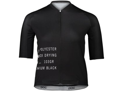 POC W's Pristine Print Jersey - Uranium Black