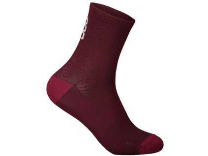 Cyklo ponožky POC Seize Sock Short Garnet Red