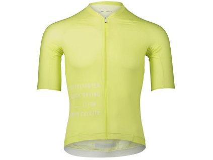 POC M's Pristine Print Jersey - Lemon Calcite