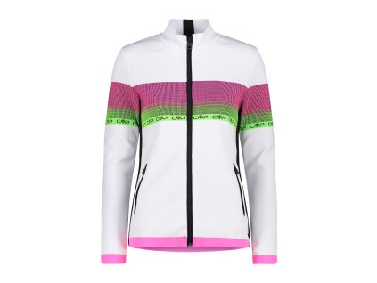 Dámská mikina CMP WOMAN JACKET KNITTED - WHITE