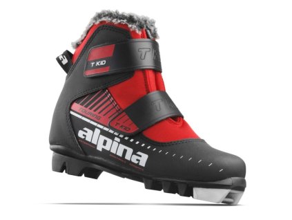 Boty na běžky Alpina T KID 21 - black/red 2022/23