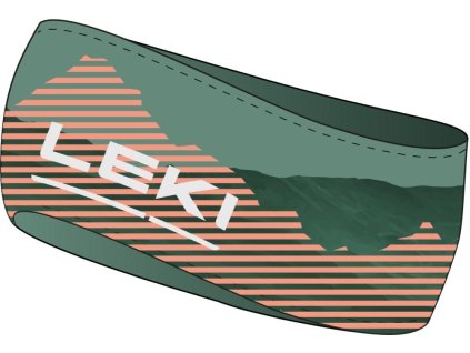 LEKI 4-Season Headband - cr?me de menthe-papaya punch