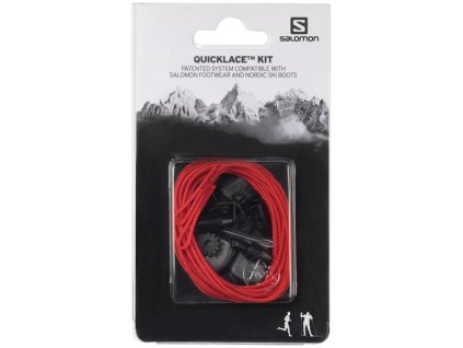 Tkaničky SALOMON QUICKLACE KIT červené 326674