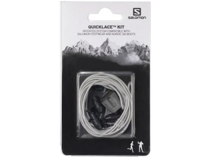 Tkaničky SALOMON QUICKLACE KIT šedé 326676