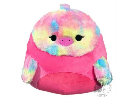 Plyšák SQUISHMALLOWS Růžový papoušek - Abilene