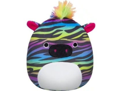 Plyšák SQUISHMALLOWS Duhová zebra - Safiyah