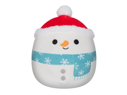 Plyšák SQUISHMALLOWS Sněhulák se šálou