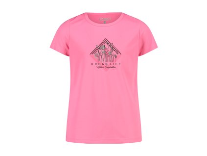 Dětské triko CMP KID G T-SHIRT růžové