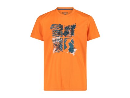 Dětské triko CMP KID T-SHIRT oranžové