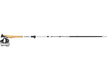 Hole Leki Cross Trail FX Superlite white-bright red-black