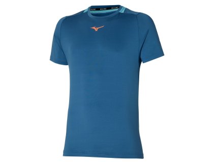Pánské Triko Mizuno Tee Blue Ashes