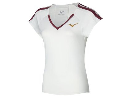 Dámské Triko Mizuno Printed Tee White