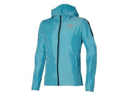 Pánská Bunda Mizuno Hoody Jacket Maui Blue
