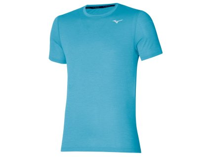 Pánské Triko Mizuno Impulse Core Tee Maui Blue