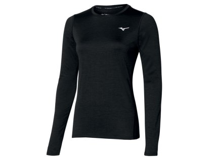 Dámské Triko Mizuno Impulse Core LS Tee Black
