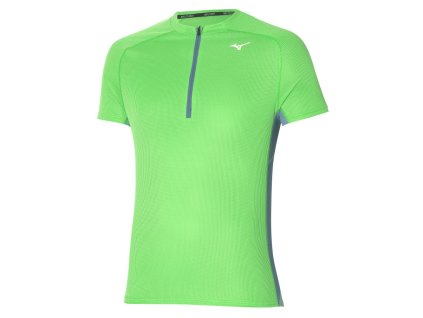 Pánské Triko Mizuno Trail DAF HZ Tee Light Green