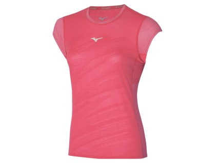 Triko Mizuno Aero Tee Sunkissed Coral
